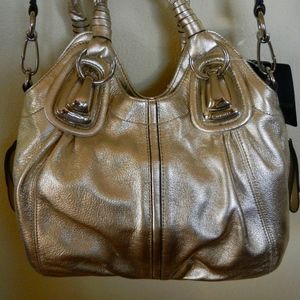 B Makowsky Pale Gold Handbag - NWT